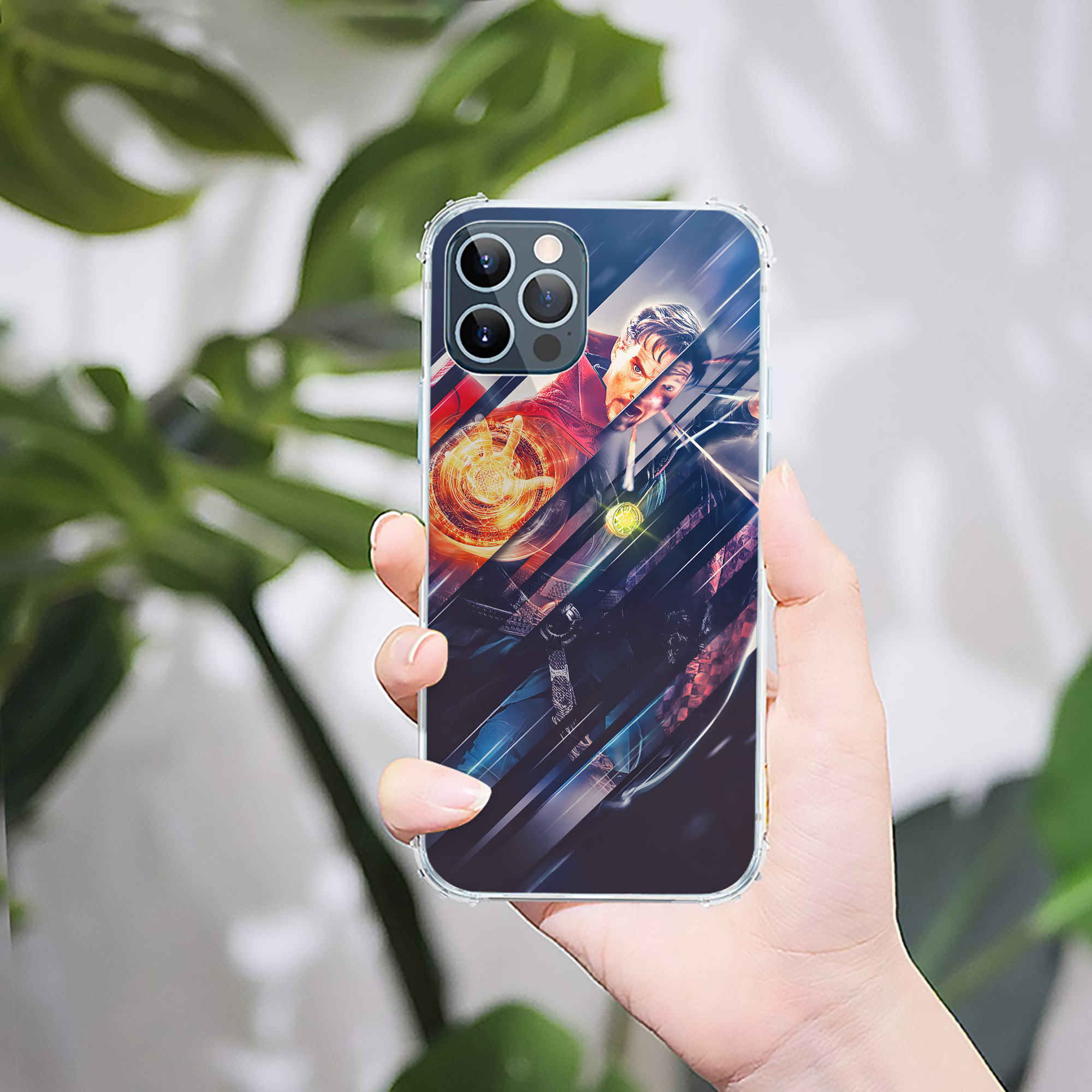 （画像用） アベンジャーズ The Avengers 【iPhone 12シリーズ対応】透明スマホケース（クリアソフトケース）